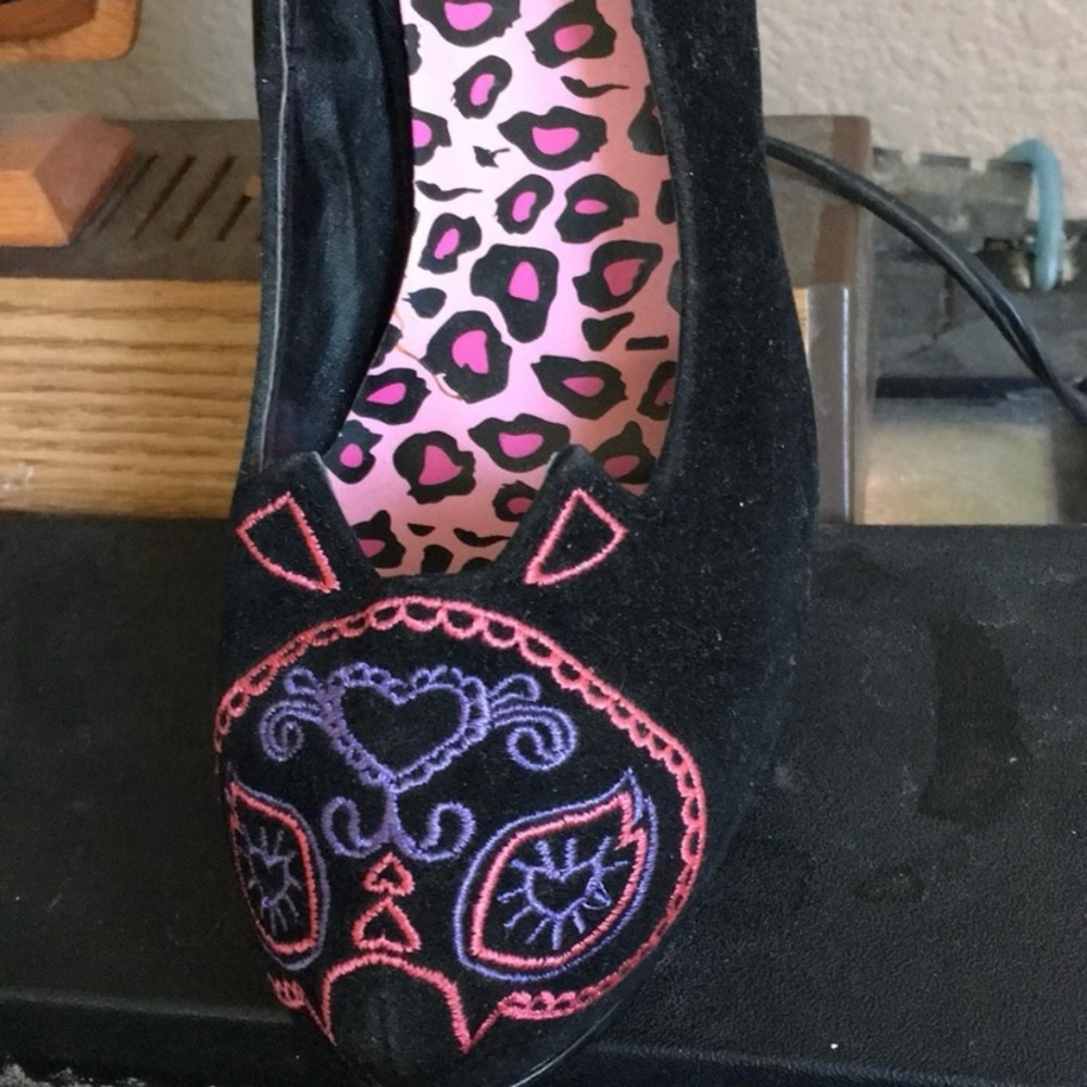 * Copy * Too Fast Leopard Kitty Heel size 8 - Picture 4 of 9